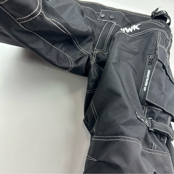 HWK Motorsports Motorcycle Protective Padded Waterproof Riding Pants Size 3XL - Picture 5 of 12